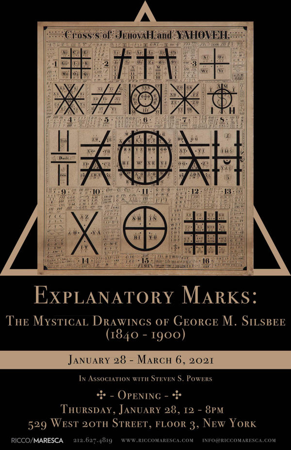 Explanatory Marks The Mystical Drawings of George M. Silsbee (1840 - 1900)