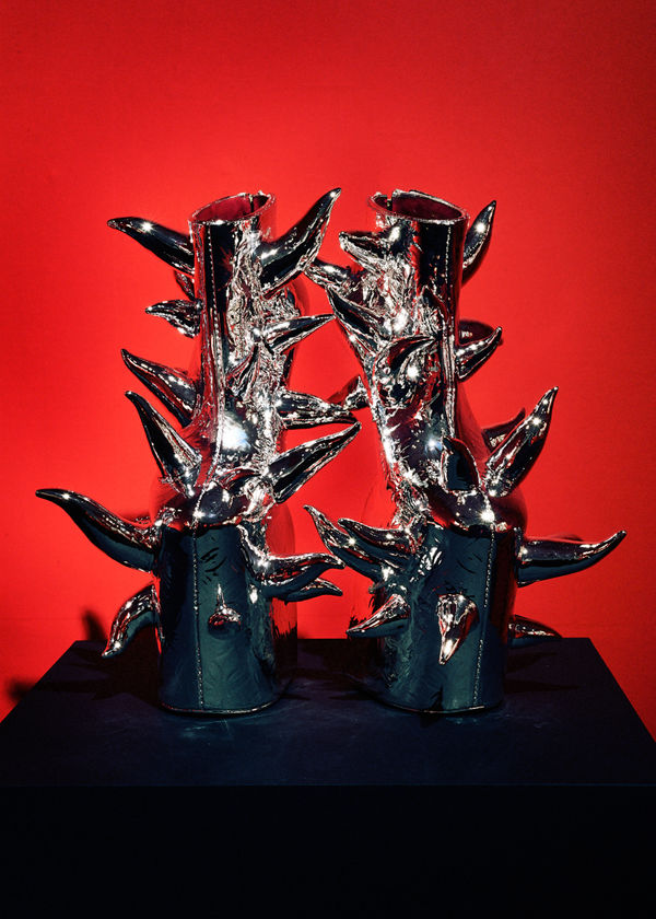 Noritaka Tatehana, Homage to TARO Series: Heel-less Shoes / Sun #2, 2016