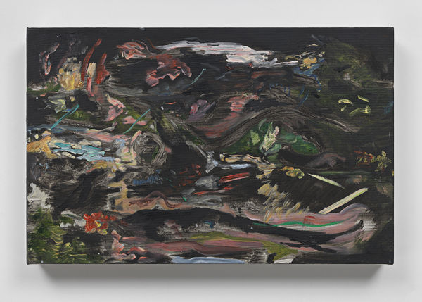 Night at the Mere, 2020 oil on linen 27.94 x 31.75 cm. 11 x 12 1/2 in.