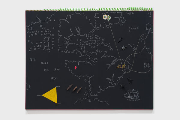 Jaime Lauriano, Meu sangue latino, minh'alma cativa #3, 2024 (Photo Flavio Freire)