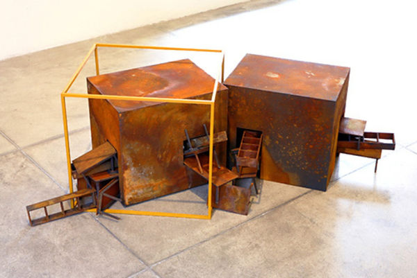 José Bechara, Duas cabeças com amarelo, 2006