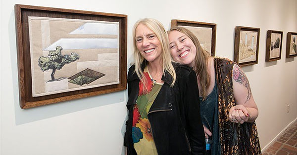 Amber Young, right, with mother, Pegi Young