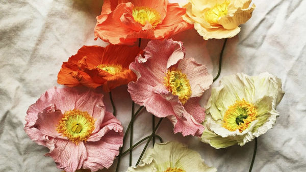 Italian Crepe Paper Flowers By Tiffanie Turner