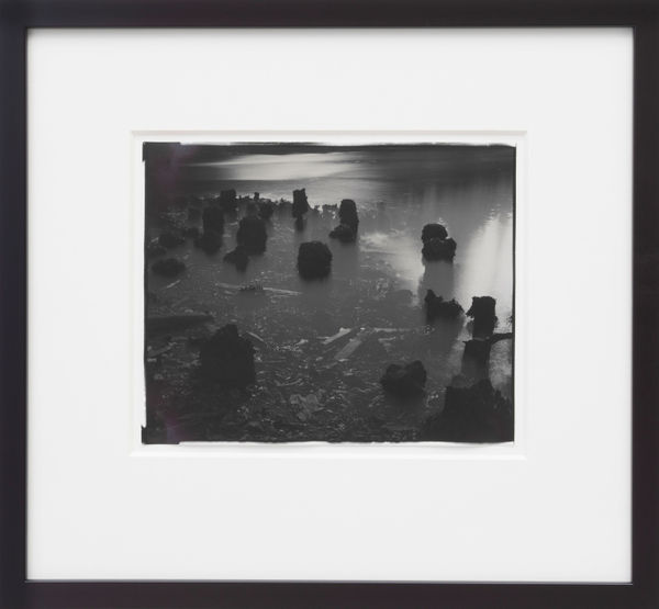 Chris McCaw Tidal #6, 2013 Unique gelatin silver paper negative 16 x 17.5 inches, framed