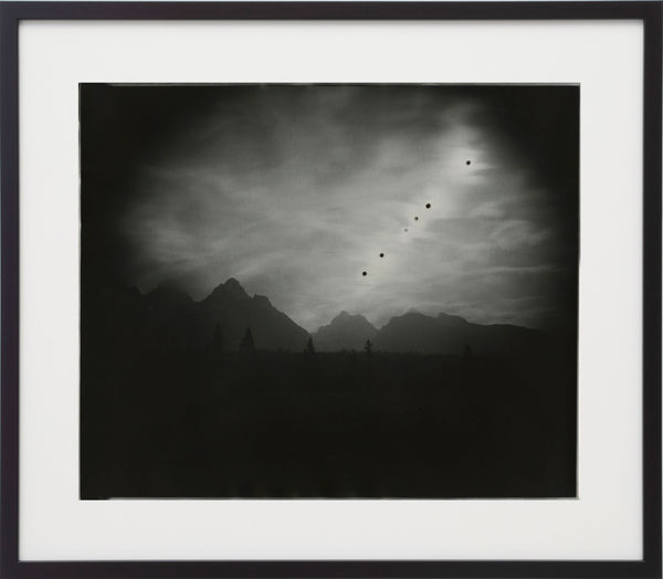 Chris McCaw Sunburned GSP #945 (Every time the sun came out, Wyoming), 2016 Unique gelatin silver paper negative 25 x 29 inches, framed