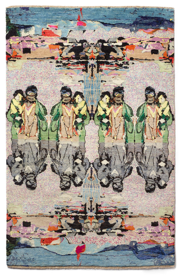 Tammam Azzam Untitled, 2017 Wool, viscose 75 x 49 inches