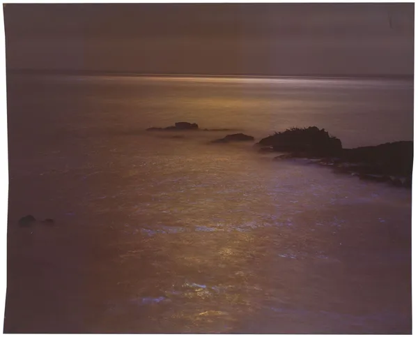 John Chiara Cabrillo Highway at Pescadero Creek Road, Variation 10, 2016 Camera Obscura Ilfochrome Photograph, Unique 38 x 47.5 inches, framed