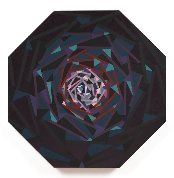 Adia Millett Empathy (portal), 2023-2024 Acrylic on wood 36 x 36 inches