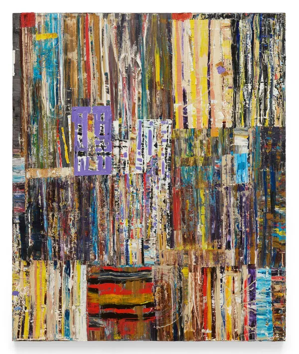 Mike Henderson Here Today, 2024 Oil on canvas 72 x 60 inches