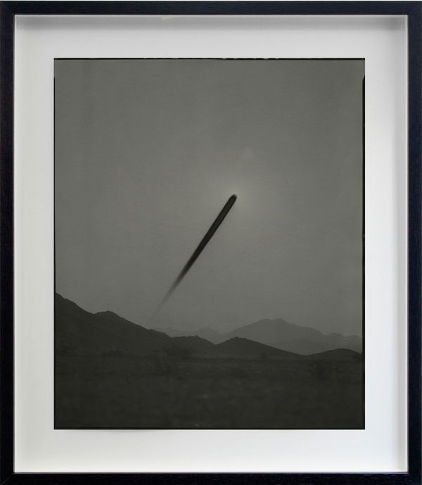Chris McCaw Sunburned GSP #909 (Mojave), 2016 Unique gelatin silver paper negative 29 x 25 inches, framed