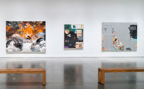 Installation view of What Has Been and What Could Be: The BAMPFA Collection, June 7, 2023 - June 9, 2024 at Berkeley Art Museum, CA. Photo: Whit Forrester