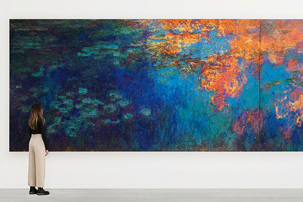 Installation view of Water Lilies #1, May 31, 2024 - January 19, 2025 at Ordrupgaard Museum, Denmark