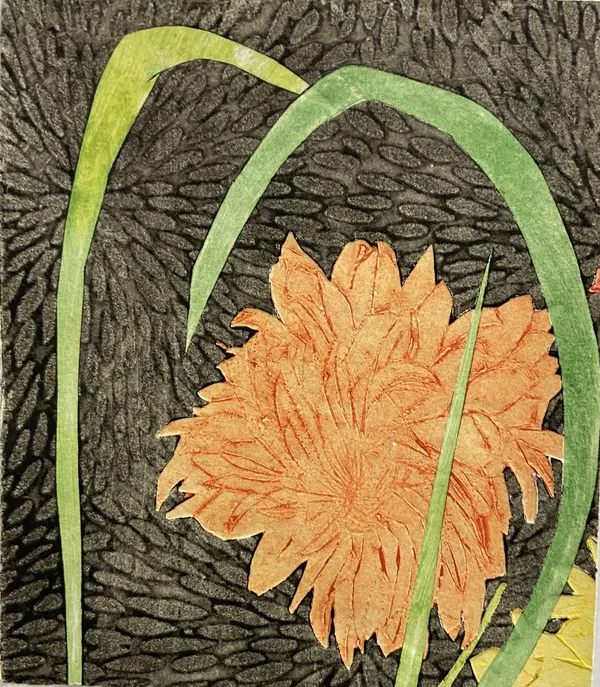 Chrysanthemum Monoprint