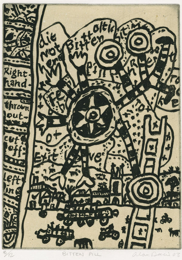 Alan Davie, Bitten Pill, 2003