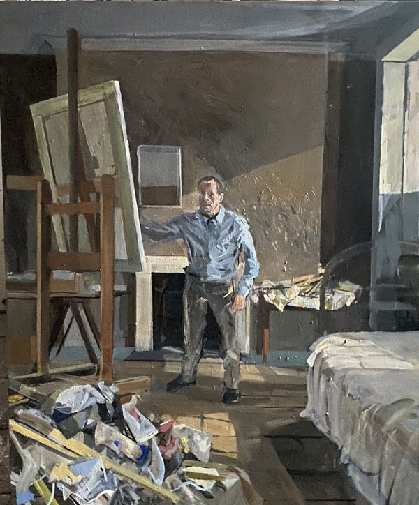 Artist in his Studio