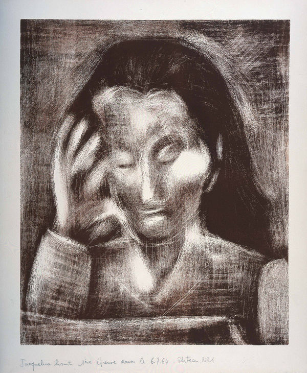 Pablo Picasso, Jacqueline Lisant (2 of 5), 1962