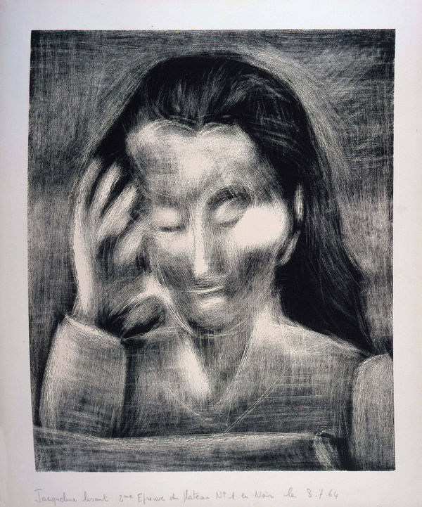 Pablo Picasso, Jacqueline Lisant (3 of 5), 1962