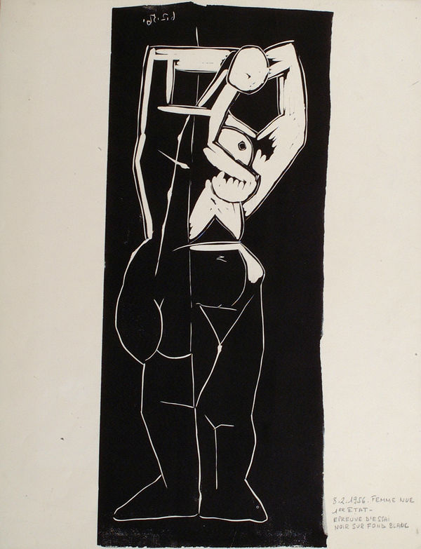 Pablo Picasso, Grand Nu debout, 1956