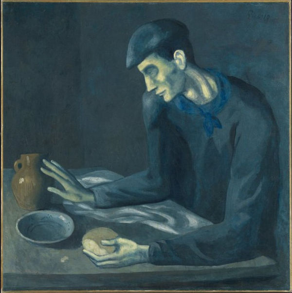 Pablo Picasso 'The Blind Man's Meal', 1903 Collection Metropolitan Museum of Art