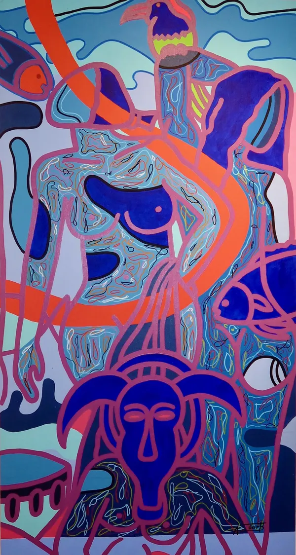 Ajarb Bernard Ategwa, Skin Before Spirit, 2025