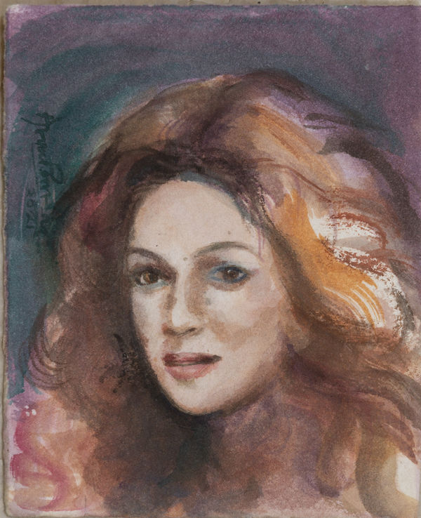 Anupam Sud Untitled Watercolour on paper 4.5 x 3.5 inches