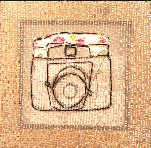 Insha Manzoor The Wedding Mixed-media 12 x 12 inches