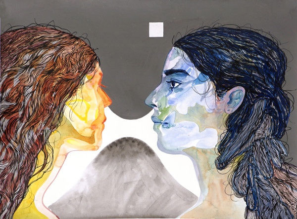 Nadia Waheed Anxiety Drawing IV 2021