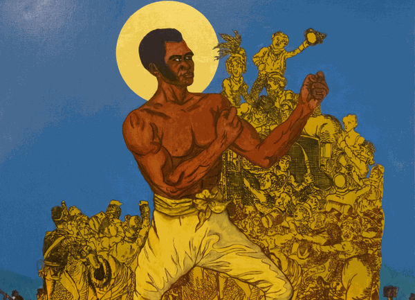 Godfried Donkor in 'The Time is Always Now' Group Exhibition at the National Portrait Gallery