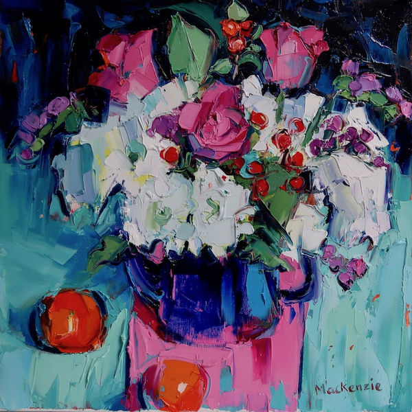 Question & Answer with JENNIFER MACKENZIE, Jennifer Mackenzie chats to us about the infinite inspiration flowers bring to her work...