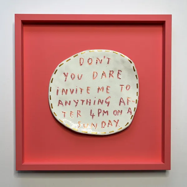 Dan Jamieson, Don't you dare invite me to anything after 4pm on a Sunday. (M)