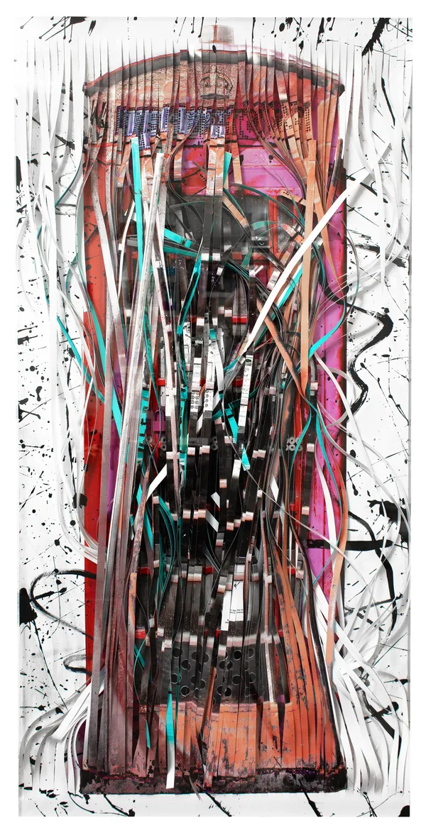 Soon To Be Removed, Tangled Mini - Pink, Turquoise, Red