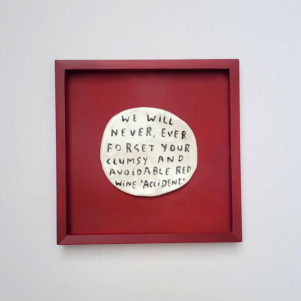 We will never ever forget your clumsy and avoidable red wine 'accident'