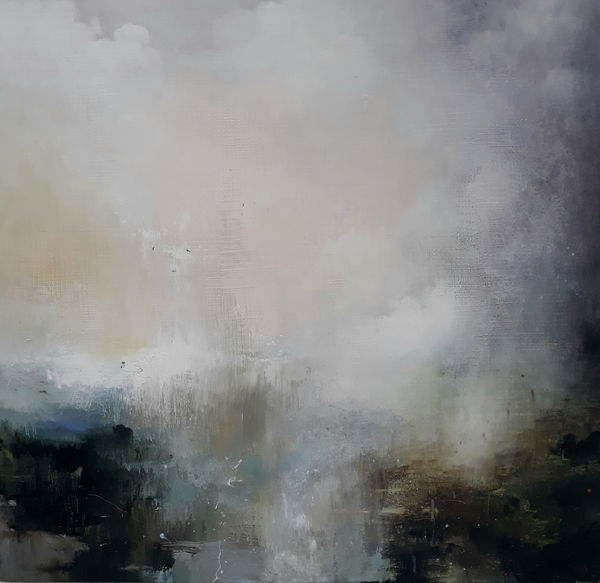Gareth Edwards, Field of Outstanding Beauty, oil on canvas, 105 x 110 cm, 2021