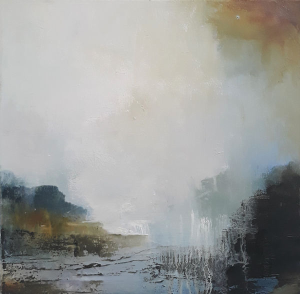 Gareth Edwards, Summer Light, oil on canvas, 40 x 40 cm, 2021