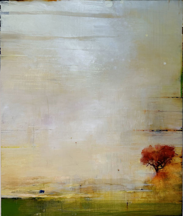 Gareth Edwards, The Seasons, Summer, oil on canvas, 220 x 180 cm, 2023