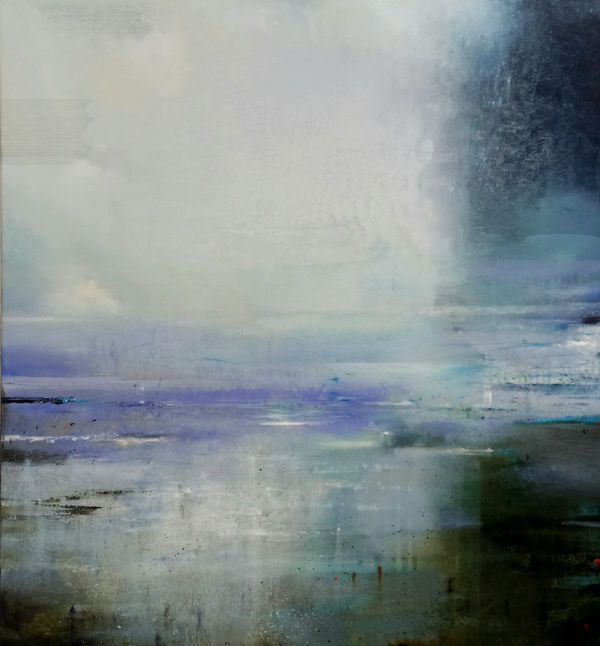 Gareth Edwards, Ocean Haze, oil on canvas, 110 x 100 cm, 2022