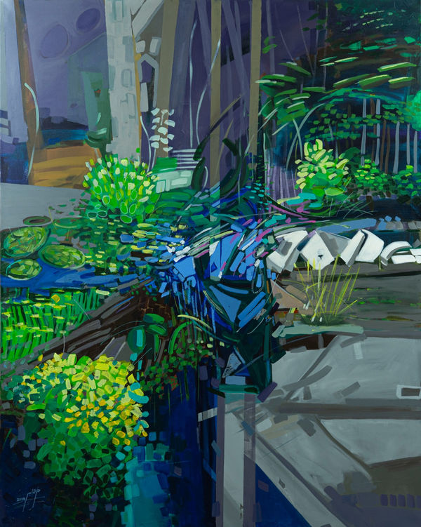 Untitled 15, 2024 Acrylic on canvas 70 x 50 cm