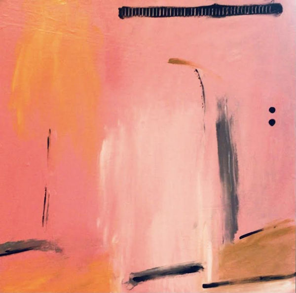 ROBERT FRAMPTON-FELL 'Lamplight'. 2021 40x40 cm deep edge canvas and is painted in acrylics. £395.00