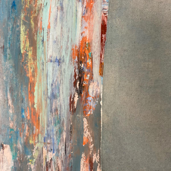 LOUISE DE LAY HAY Territories 40x50 cm Mixed media on paper and canvas £700