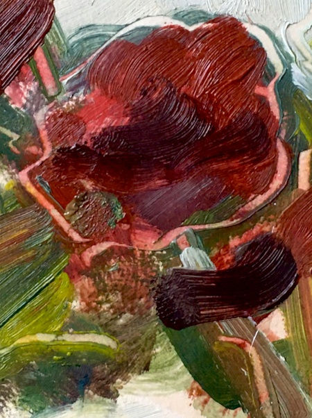 Duncan Wood Floret 2021 Oil on paper 31 x 28 cm £1150