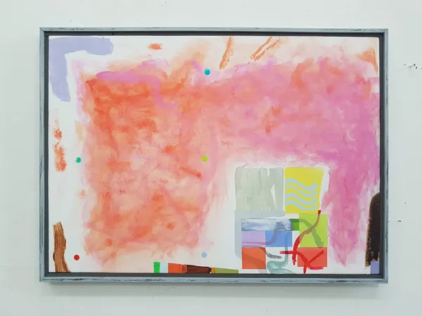 Jeff Dellow Capsula 2022 Acrylic on Canvas 55 x 75cm £2180