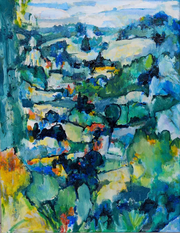 Dominic Harper Between Trees 2023 50 x 40cm oil on canvas £675