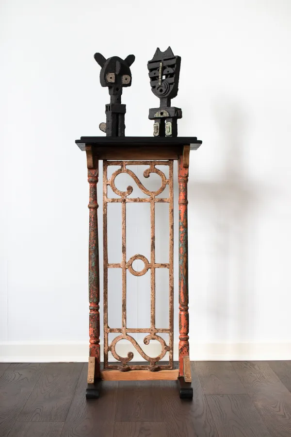 Martin Darbyshire Wie sind die Roboter Ceramic, Found Object 122cm x 44cm £600