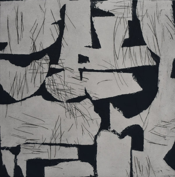 Silke Heuer ABSTRACT II Etching Edition 18 of 30 66 x 82cm £330 (framed) £250 (unframed)