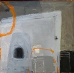 Kaija Bulbrook Shades of Grey Mixed media on Canvas Framed- 44 x 44cm Unframed- 40 x 40cm £800