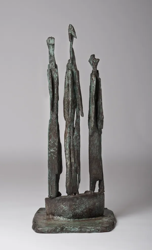 Helen Sinclair Three Angels Broze only edition of 9 16kg 70 x 28.5 x 31cm £5950