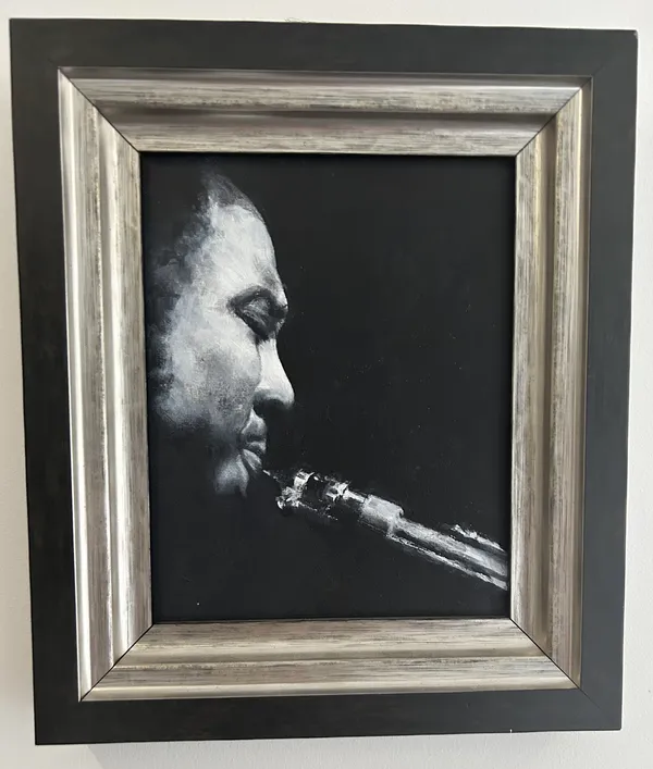 Sue Jelley Soul Acrylic on canvas Framed- 34 x 29cm Unframed- 24 x 19 x 1cm £475