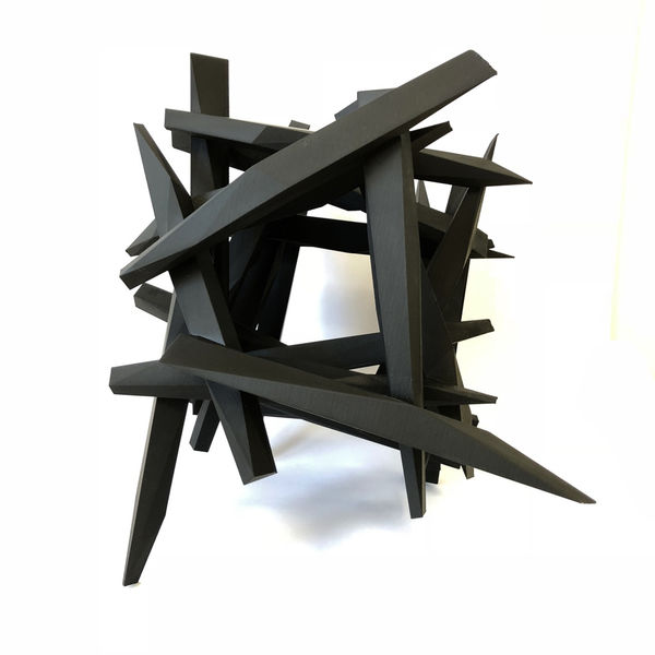 Paul Bonomini Techno - Pigg 3D printed polymer and black rubberised paint 30 x 30cm £1800
