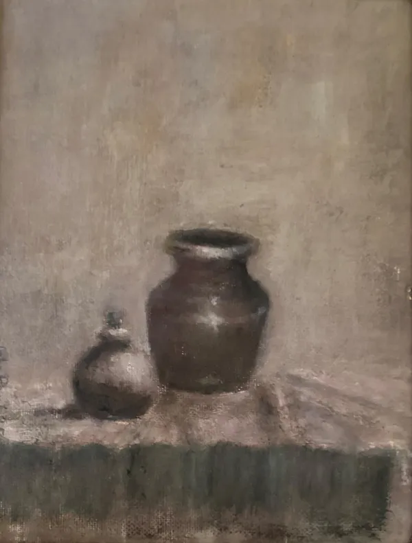 John Paul Little Brown Jug Oil 25 x 20 cm £850