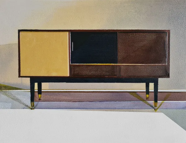 Richard Baker Sideboard 3 Oil on calico over panel 24 x 31 £1,400